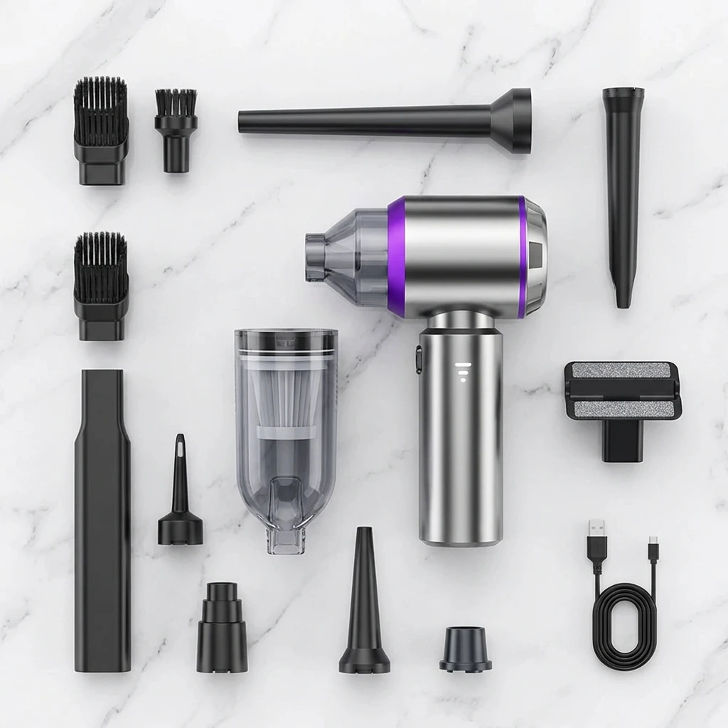 Aspirateur Sans Fil TurboVac™ – Puissant & Compact
