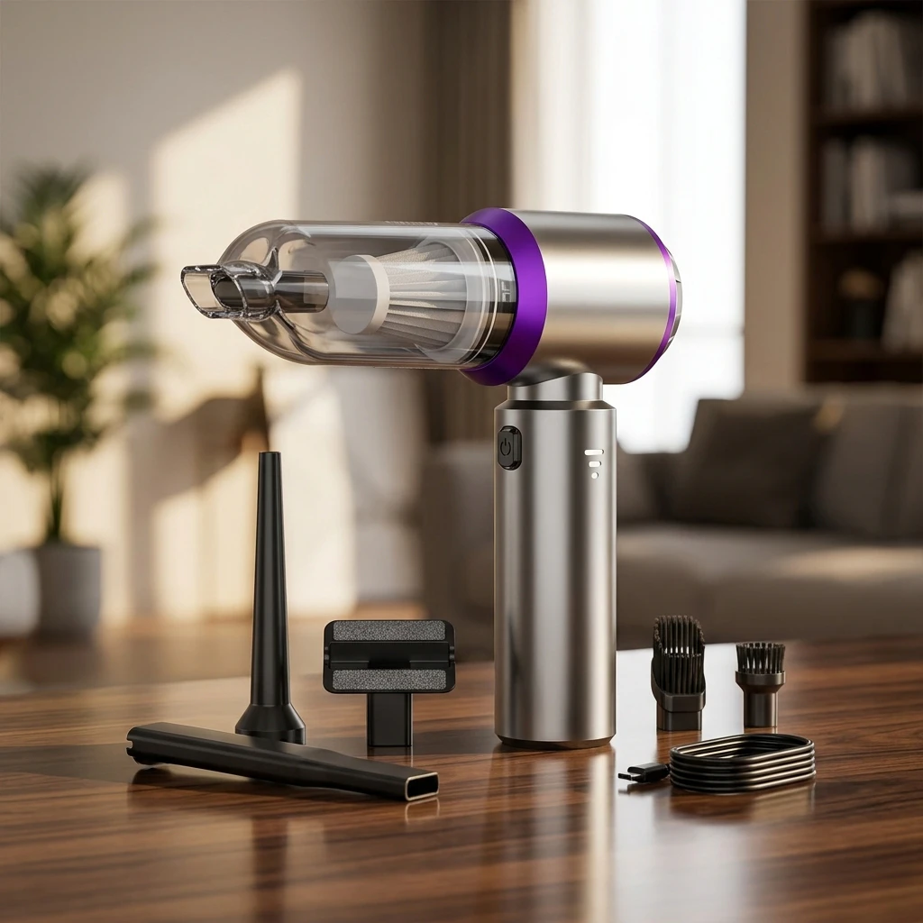 Aspirateur Sans Fil TurboVac™ – Puissant & Compact